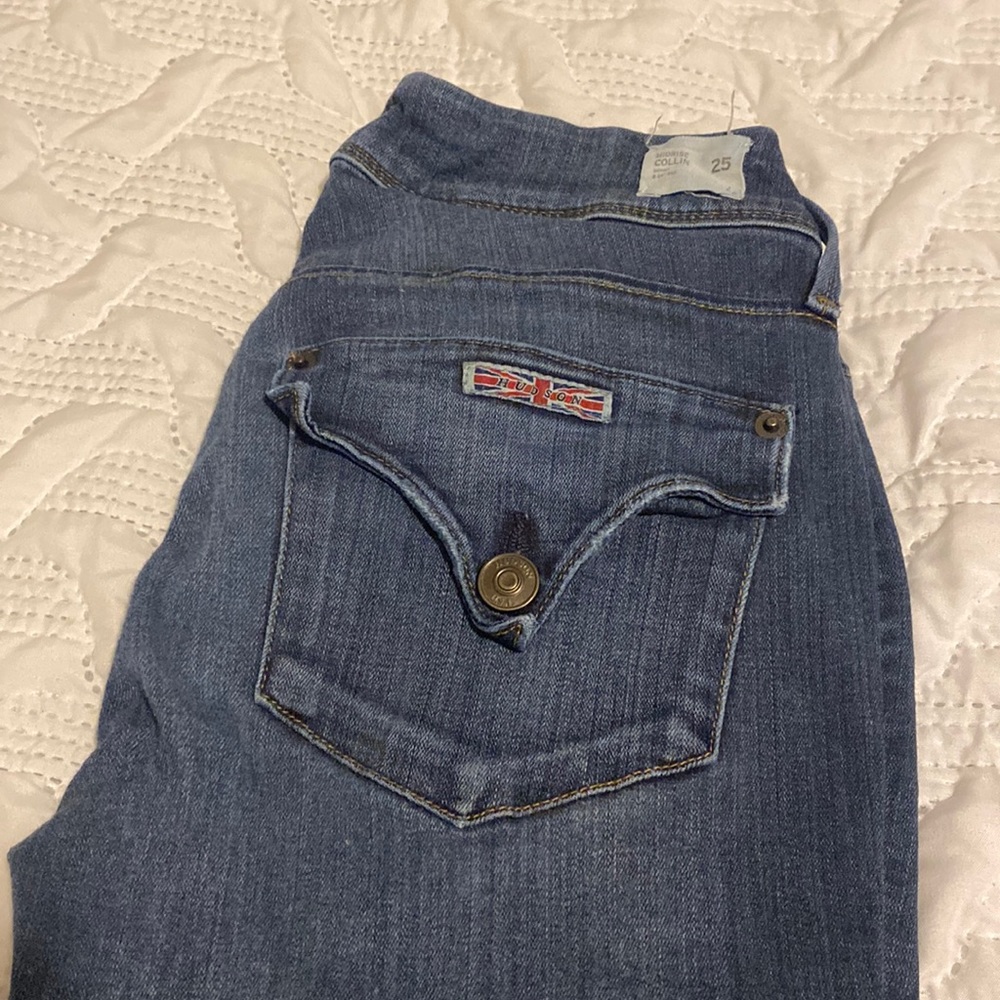 Collin Mid-Rise Skinny Ripped Jean sz 25